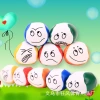 Factory direct supply of cartoon leather small sandbags, game-specific throwing sandbag balls, PU material egg-shaped sandbags, round children's game small sandbags Specification image